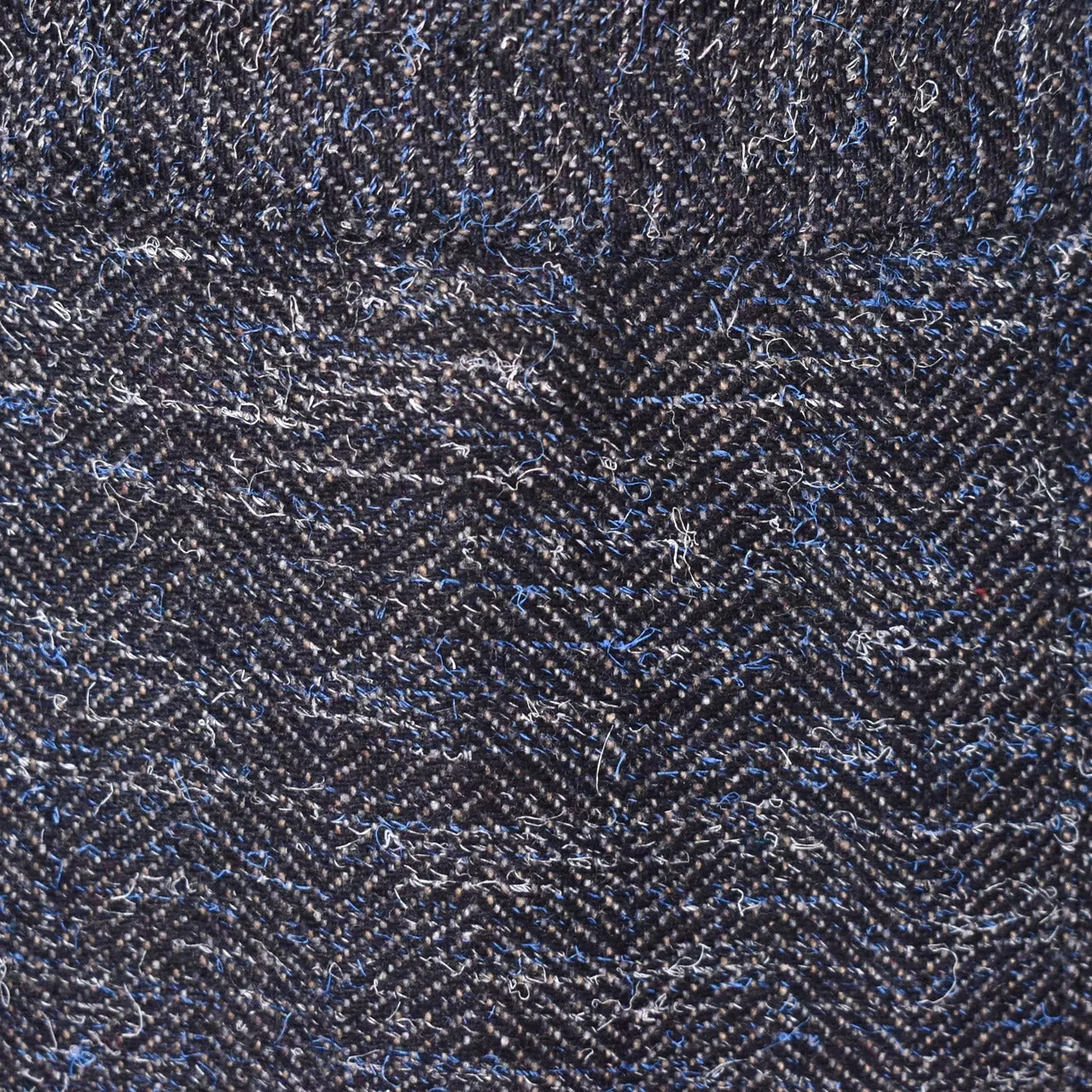 1970s Vintage Gray & Blue Wool Pleat Pencil Skirt