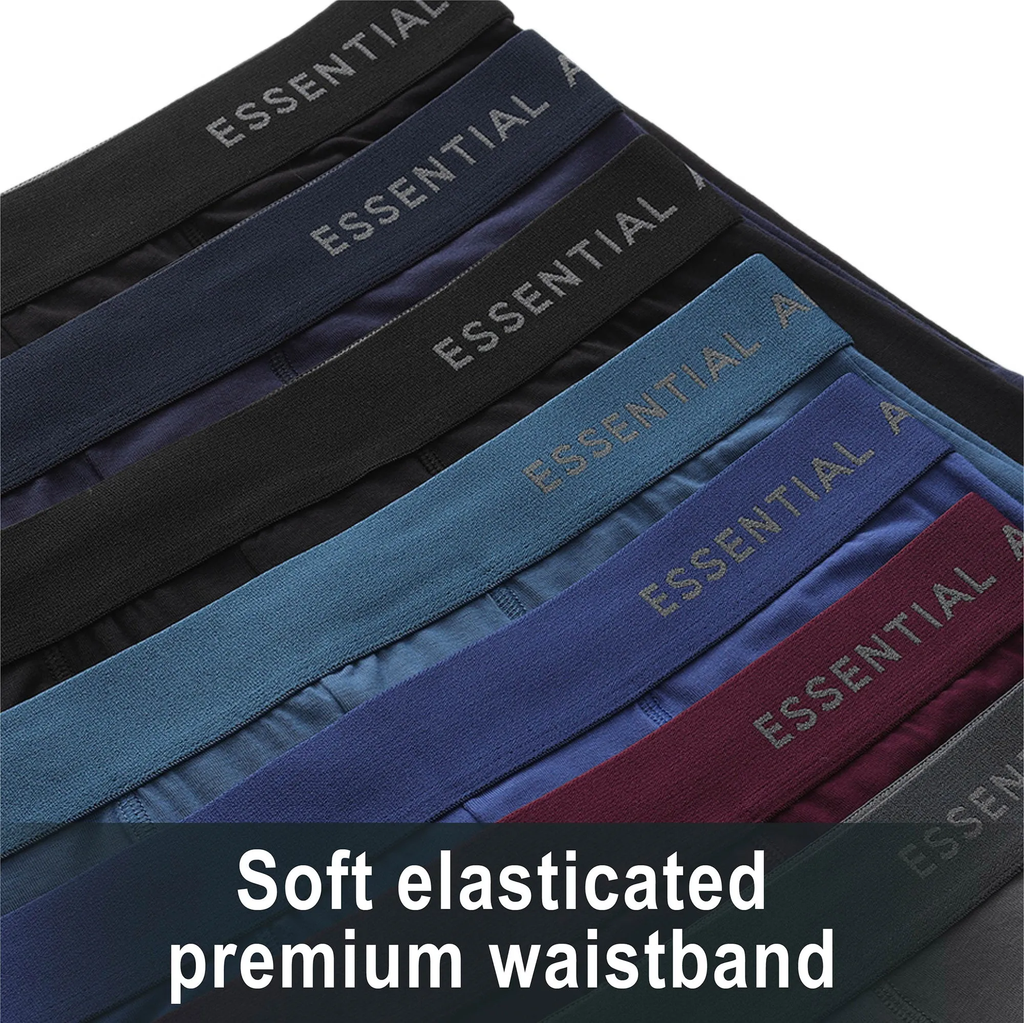 6PK Mens Boxer Premium Bamboo Assorted