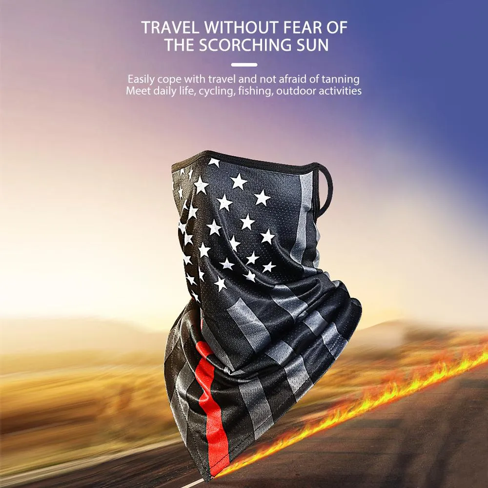 American Flag Riding Mask UV Protection Thin and light Cycling Hiking
