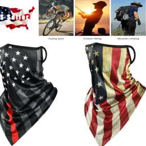 American Flag Riding Mask UV Protection Thin and light Cycling Hiking