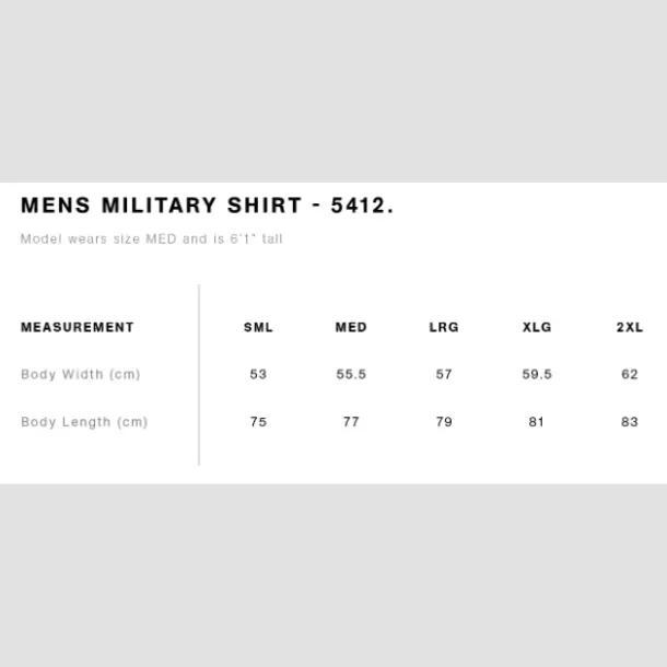 AS COLOUR MILITARY SHIRT