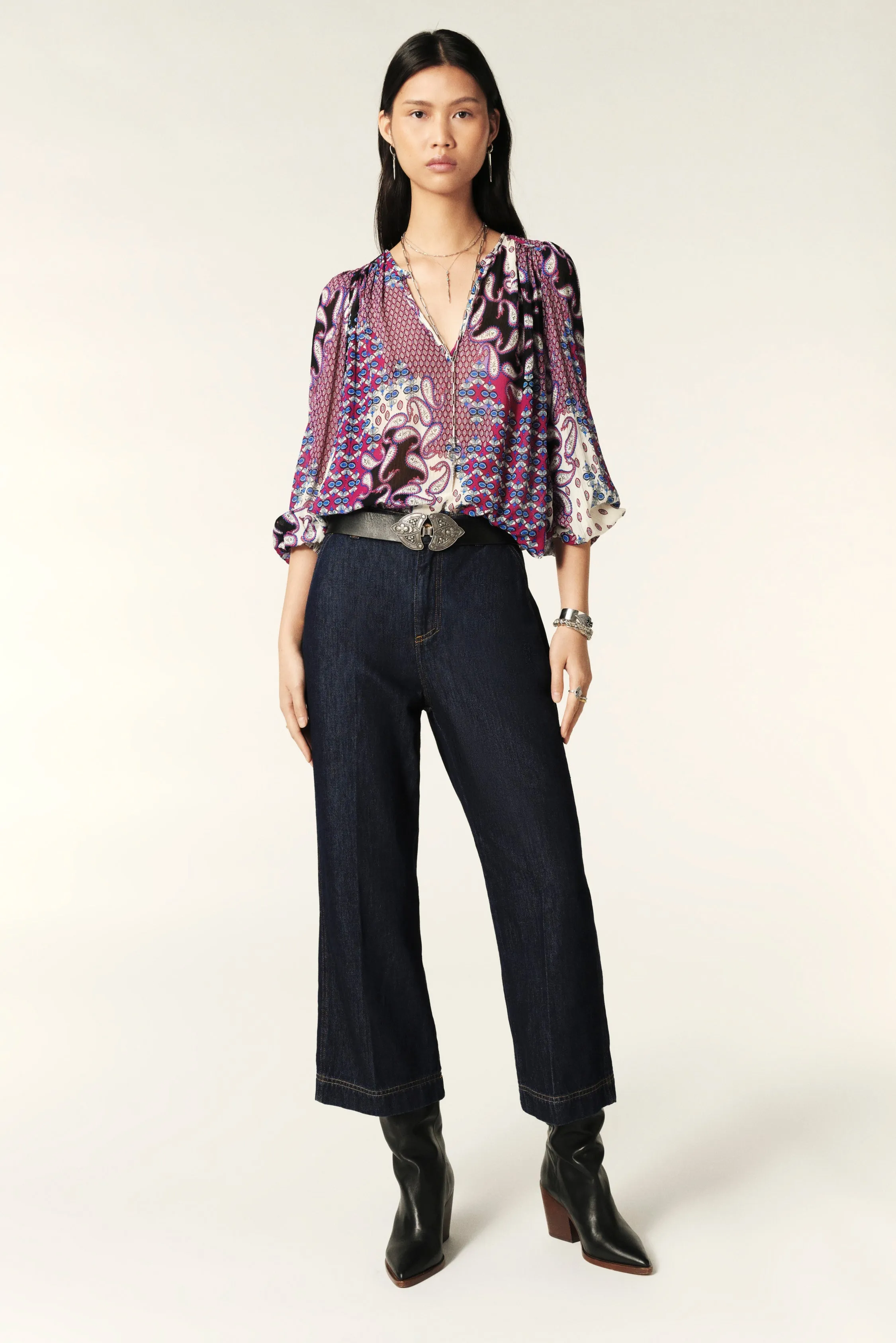 Blair Violet Blouse