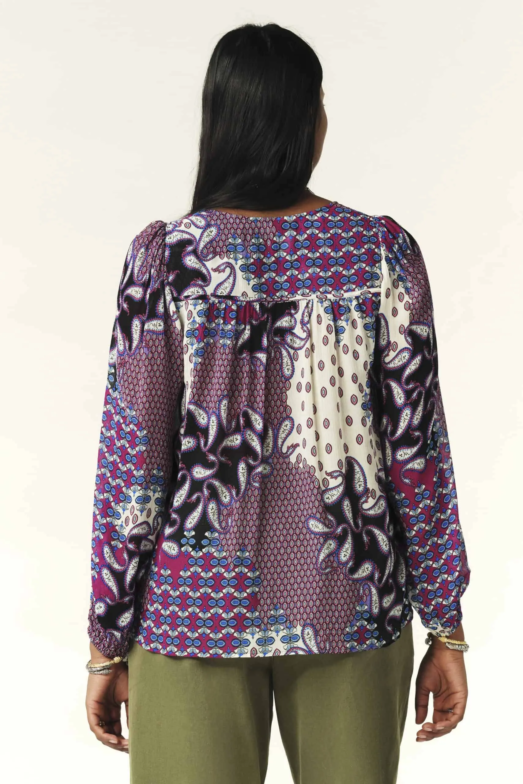 Blair Violet Blouse
