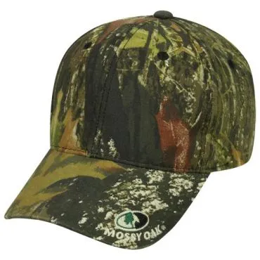 Camo Cap With Mossy Oak Logo