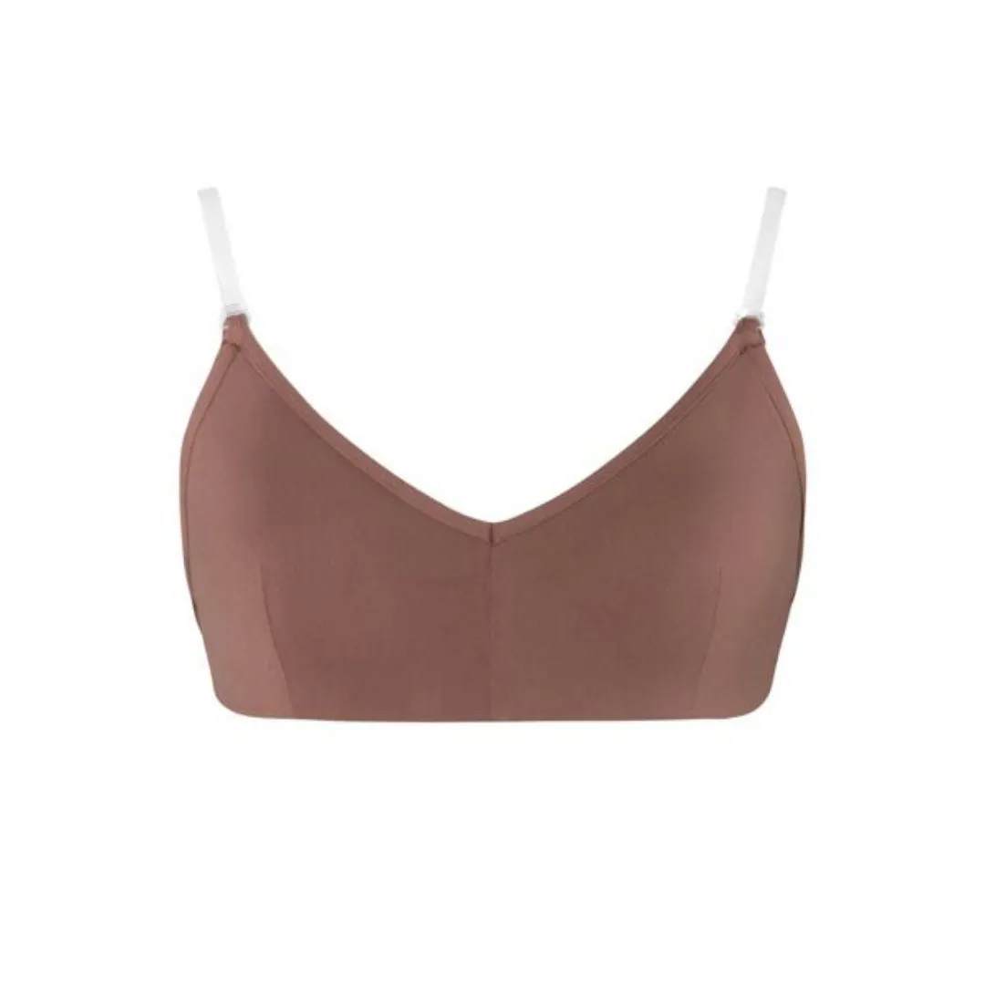 Clear Back Bra with Cups