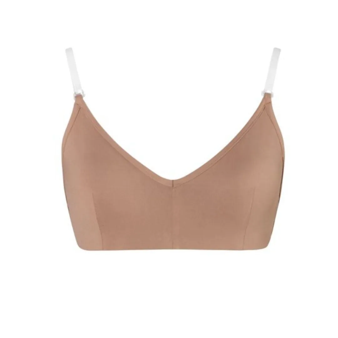 Clear Back Bra with Cups