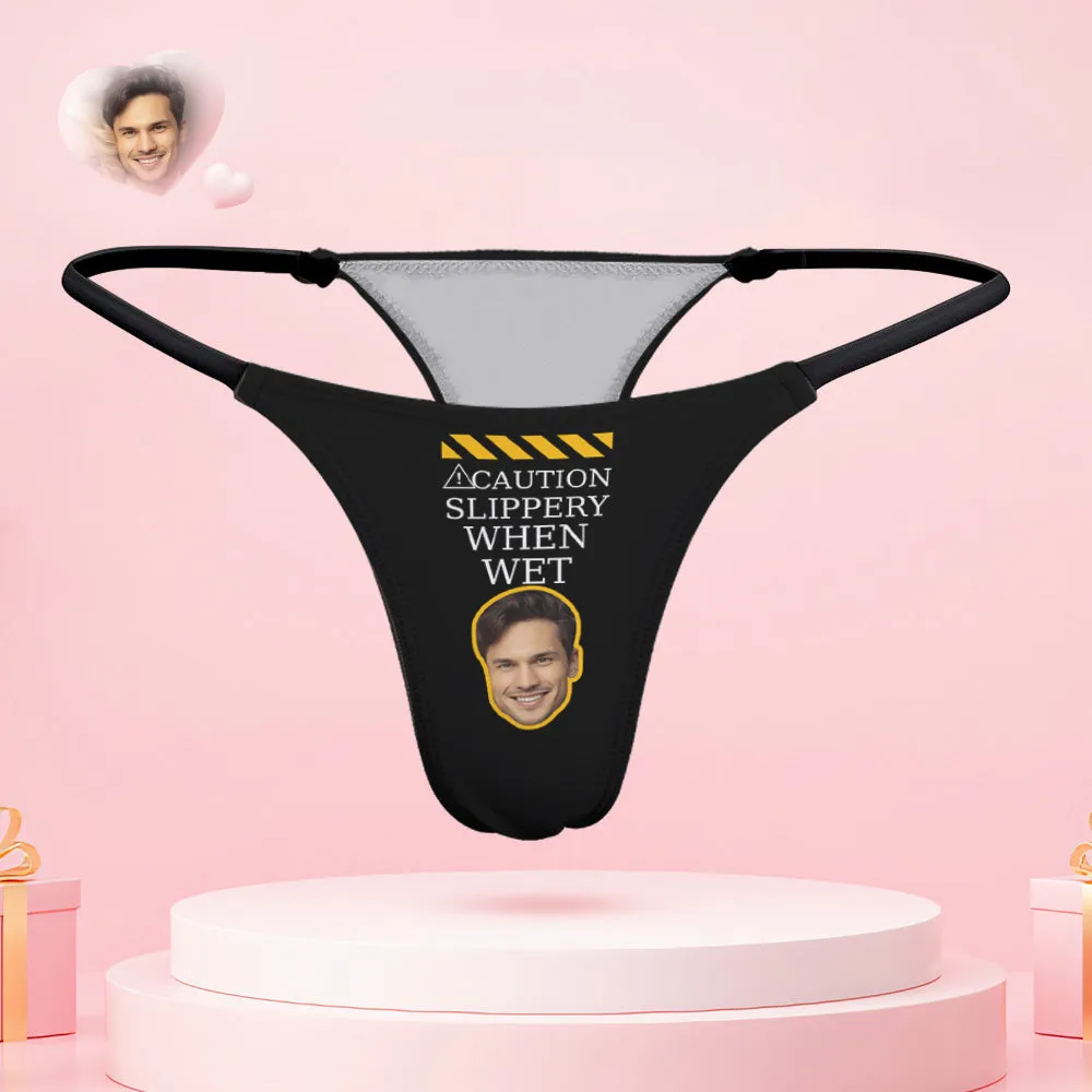 Custom Face Couple Underwear CHOKING HAZARD Personalized Underwear Valentine's Day Gift
