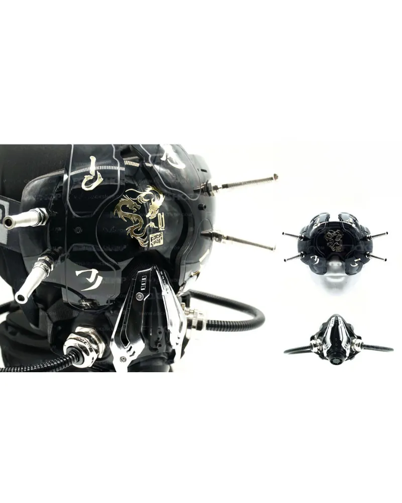 Cyberpunk Dragon Goggles And Mask