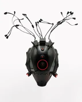 Cyberpunk LED Light Mechanical Helmet