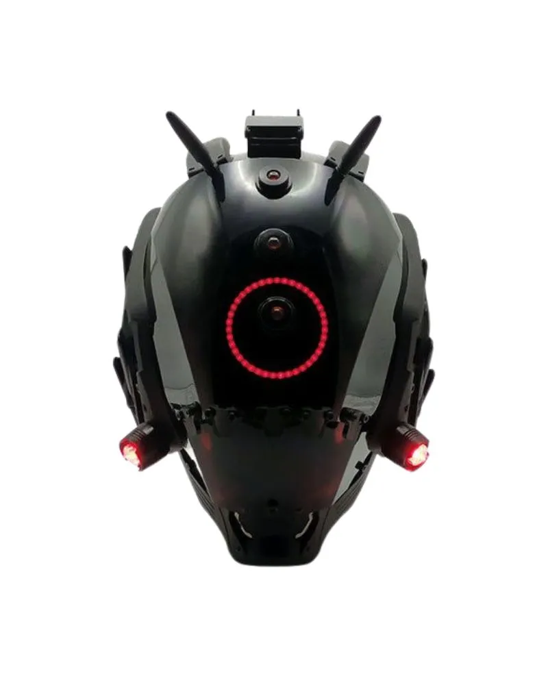 Cyberpunk LED Light Mechanical Helmet