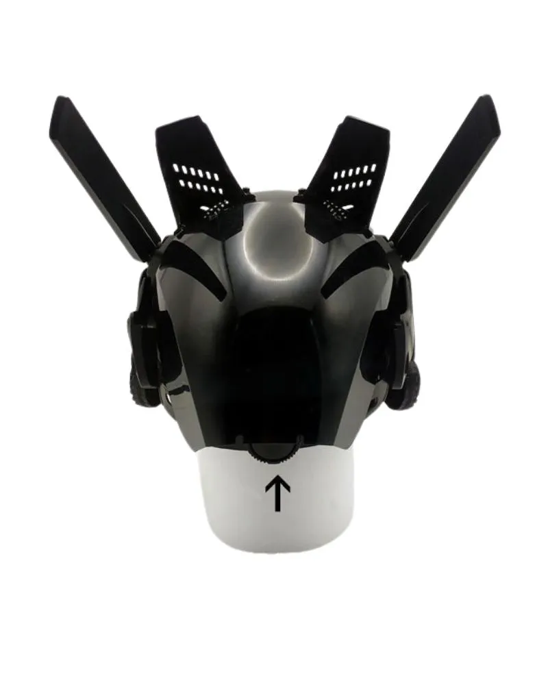 Cyberpunk Sci-Fi Future Helmet