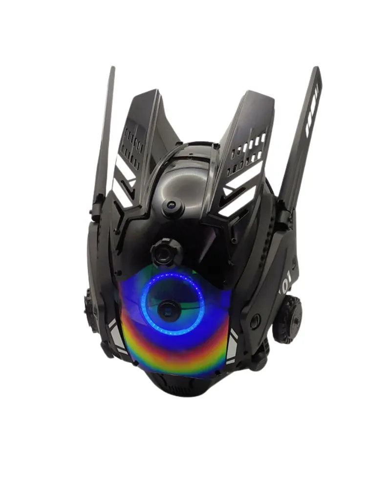 Cyberpunk Sci-Fi Future Helmet