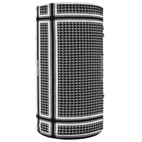 Daniel Smart Motley Tube® Fleece Lined- Houndstooth, Black and White