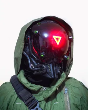 End The Battle LED Cyberpunk Helmet Mask