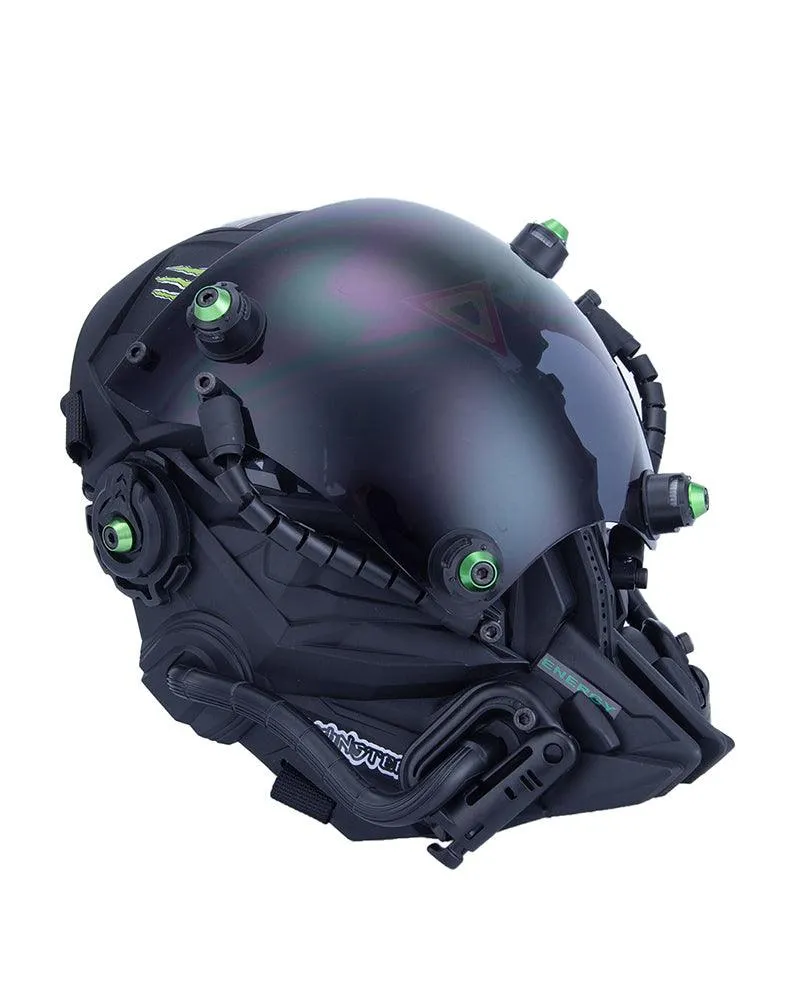 End The Battle LED Cyberpunk Helmet Mask