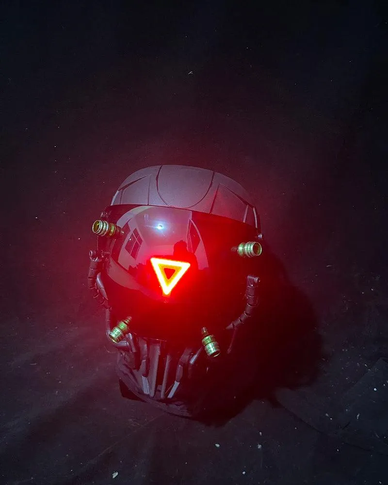 End The Battle LED Cyberpunk Helmet Mask