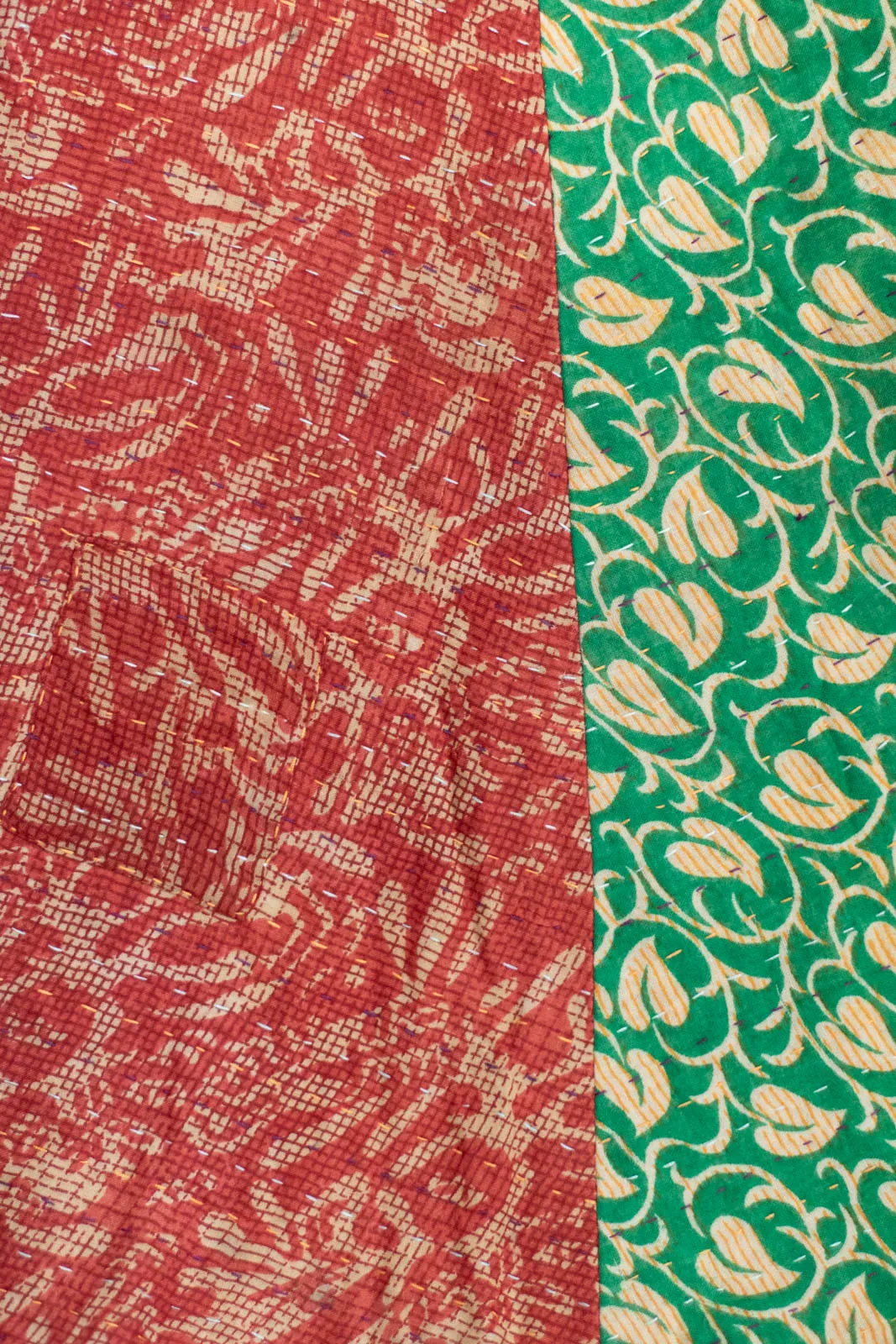 Kantha Christmas Tree Skirt No. 14