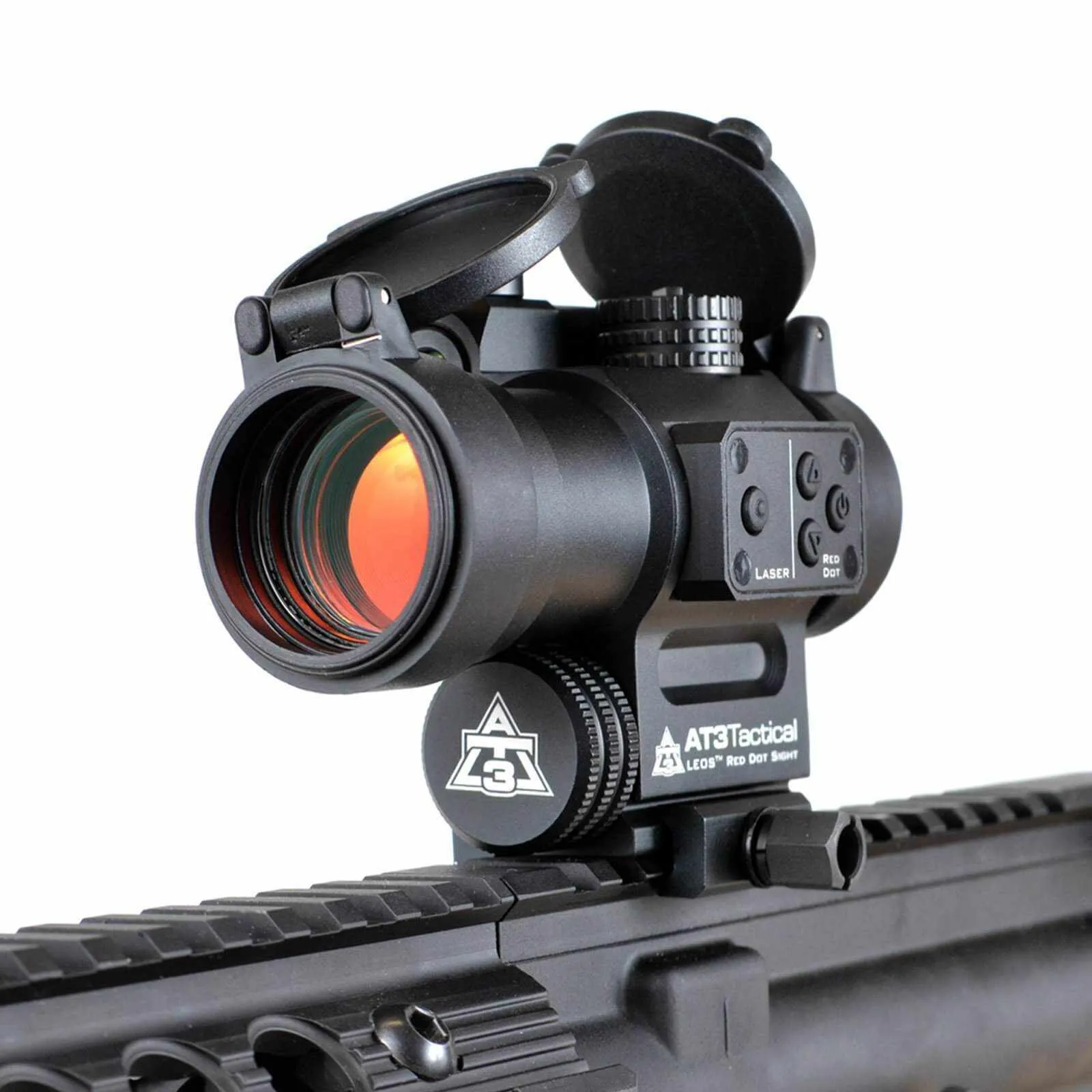 LEOS™ Red Dot Sight with Integrated Laser Sight & Riser