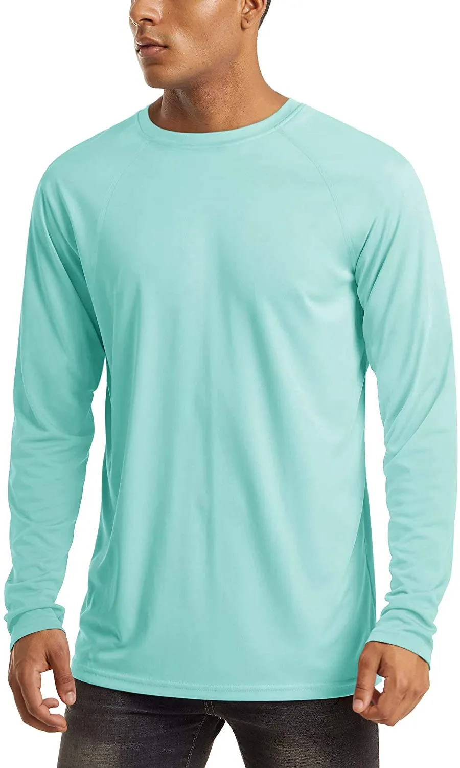 Men's UPF 50  UV Long Sleeve Athletic Shirts 07