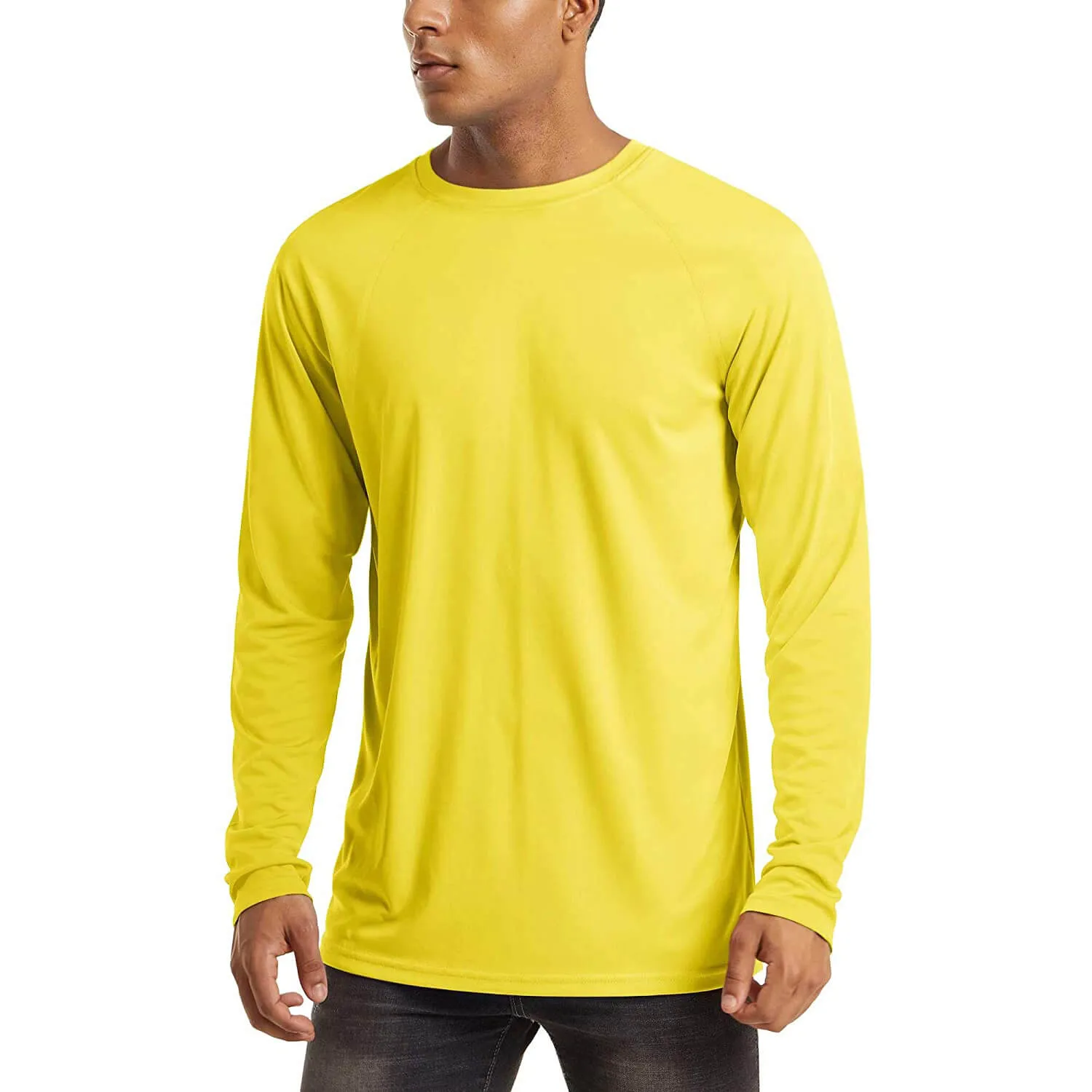 Men's UPF 50  UV Long Sleeve Athletic Shirts 07