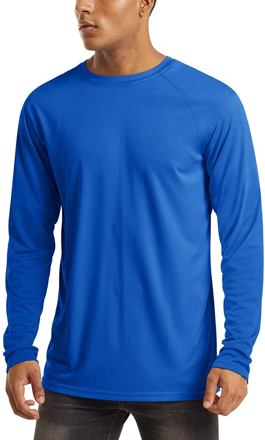 Men's UPF 50  UV Long Sleeve Athletic Shirts 07
