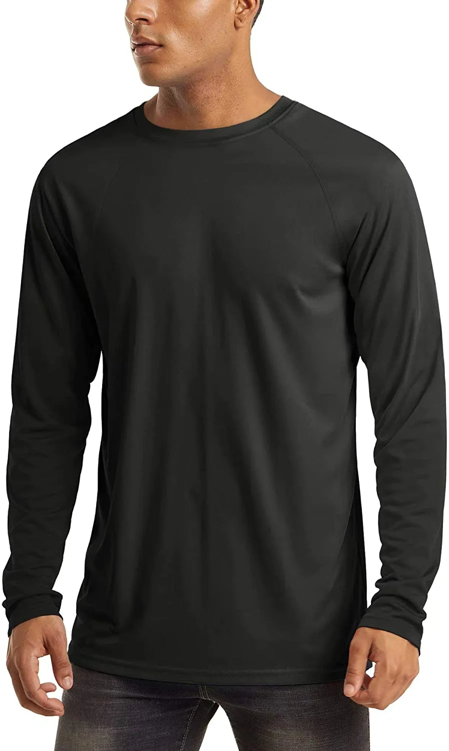 Men's UPF 50  UV Long Sleeve Athletic Shirts 07