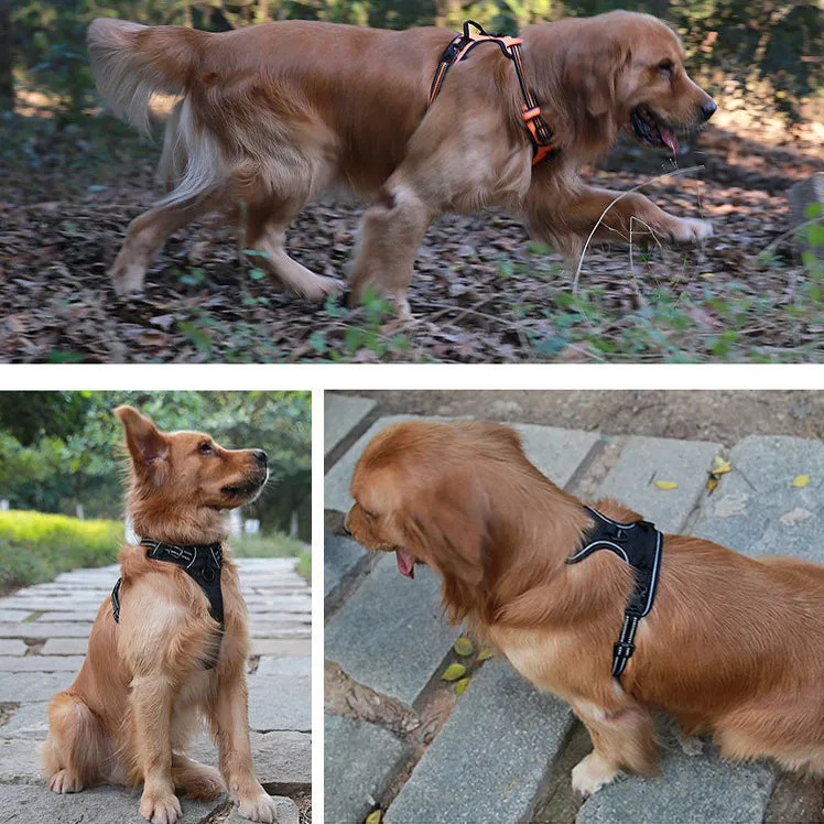 QUMY Dog Reflective Harness Adjustable