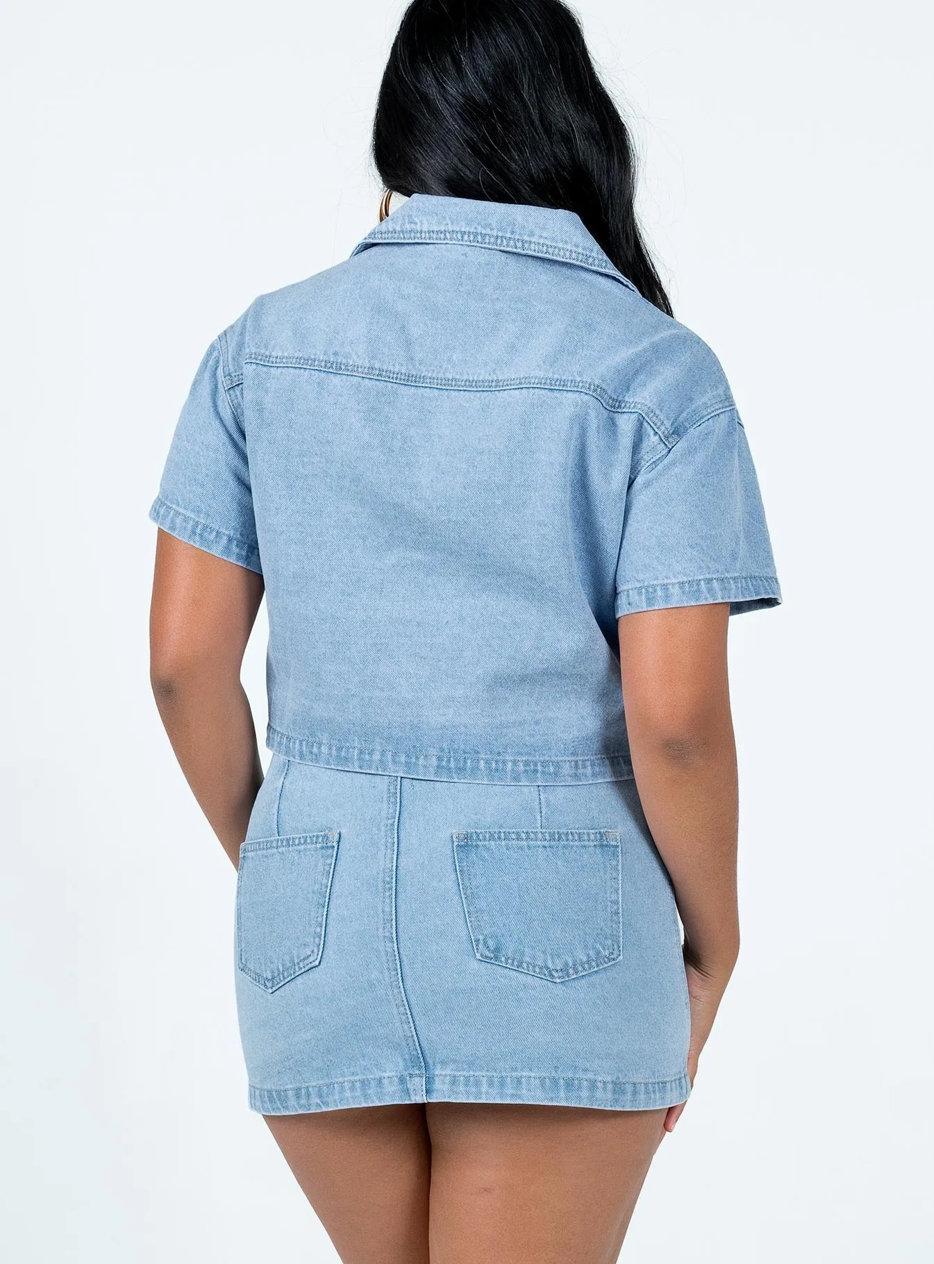 The Justin Mini Skirt Denim