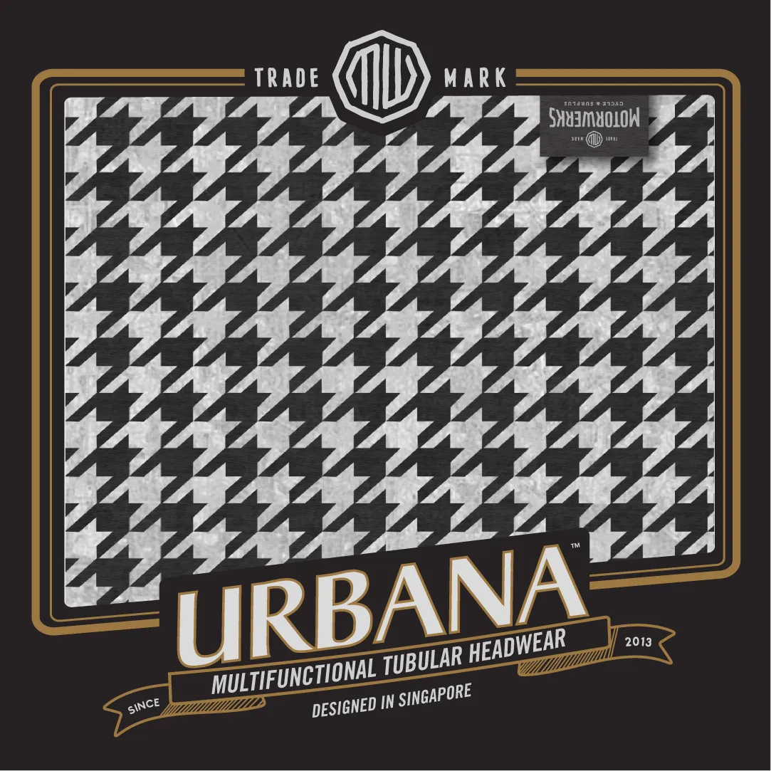 Urbana Houndstooth Black/White