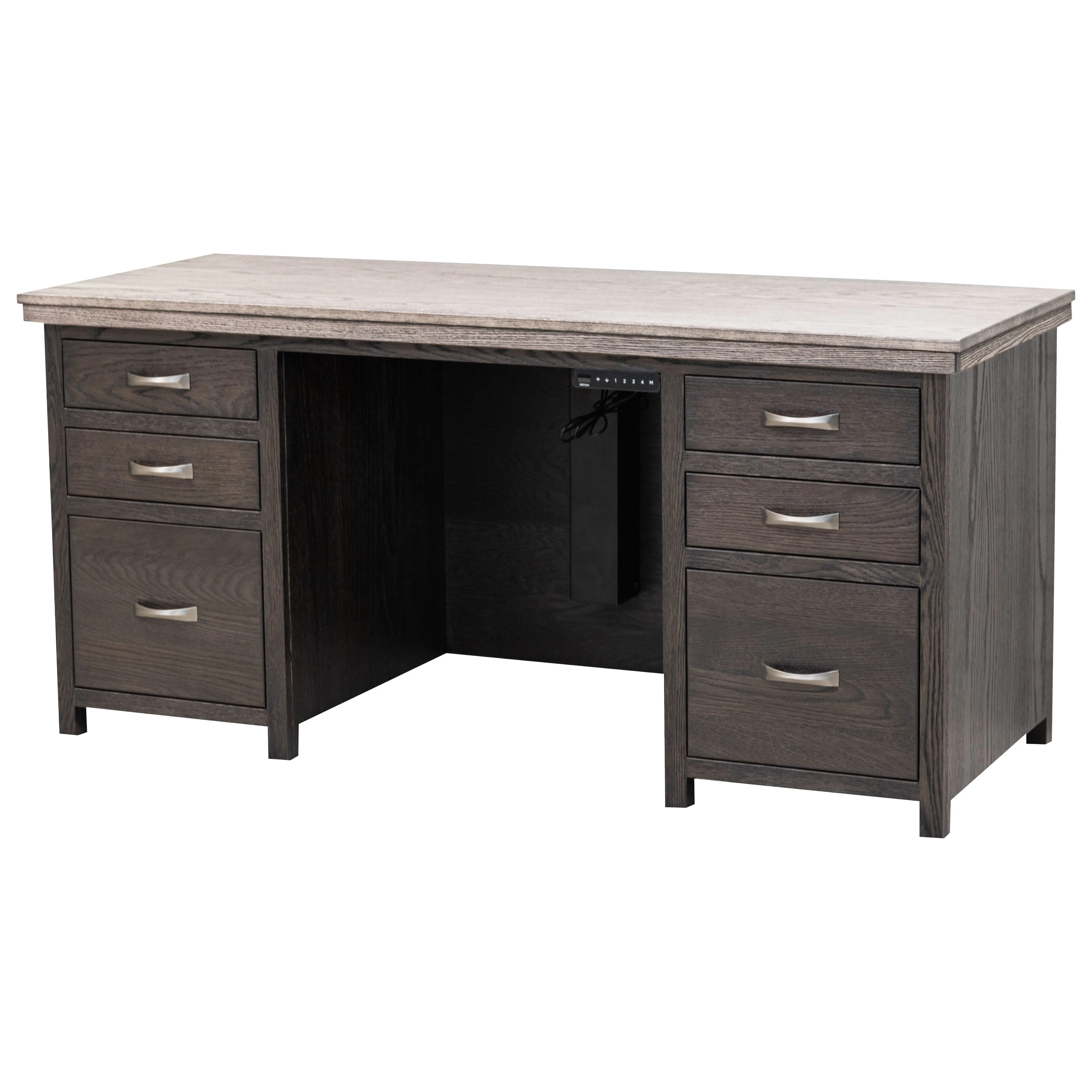 Weston Adjustable Standing Desk with Drawers