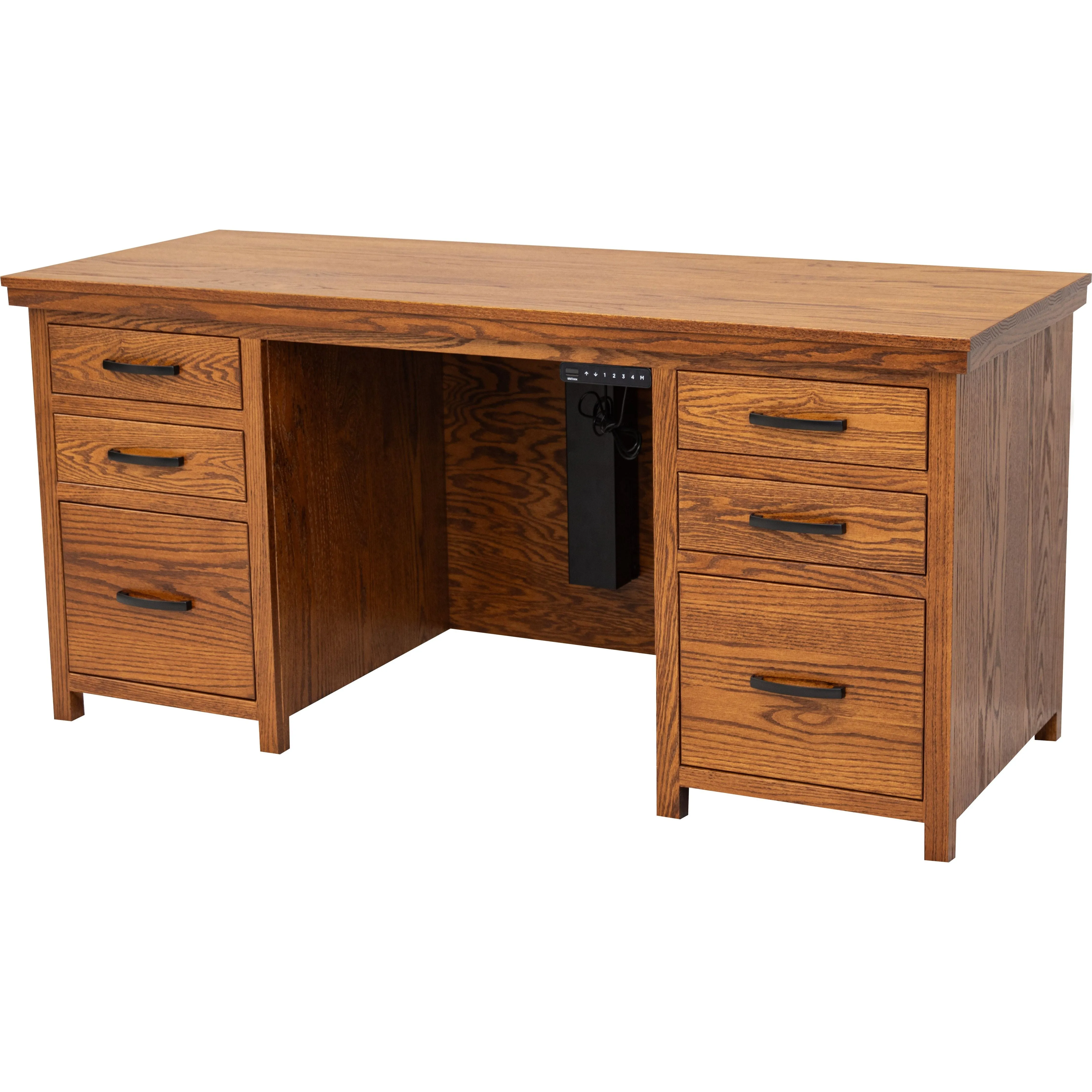 Weston Adjustable Standing Desk with Drawers