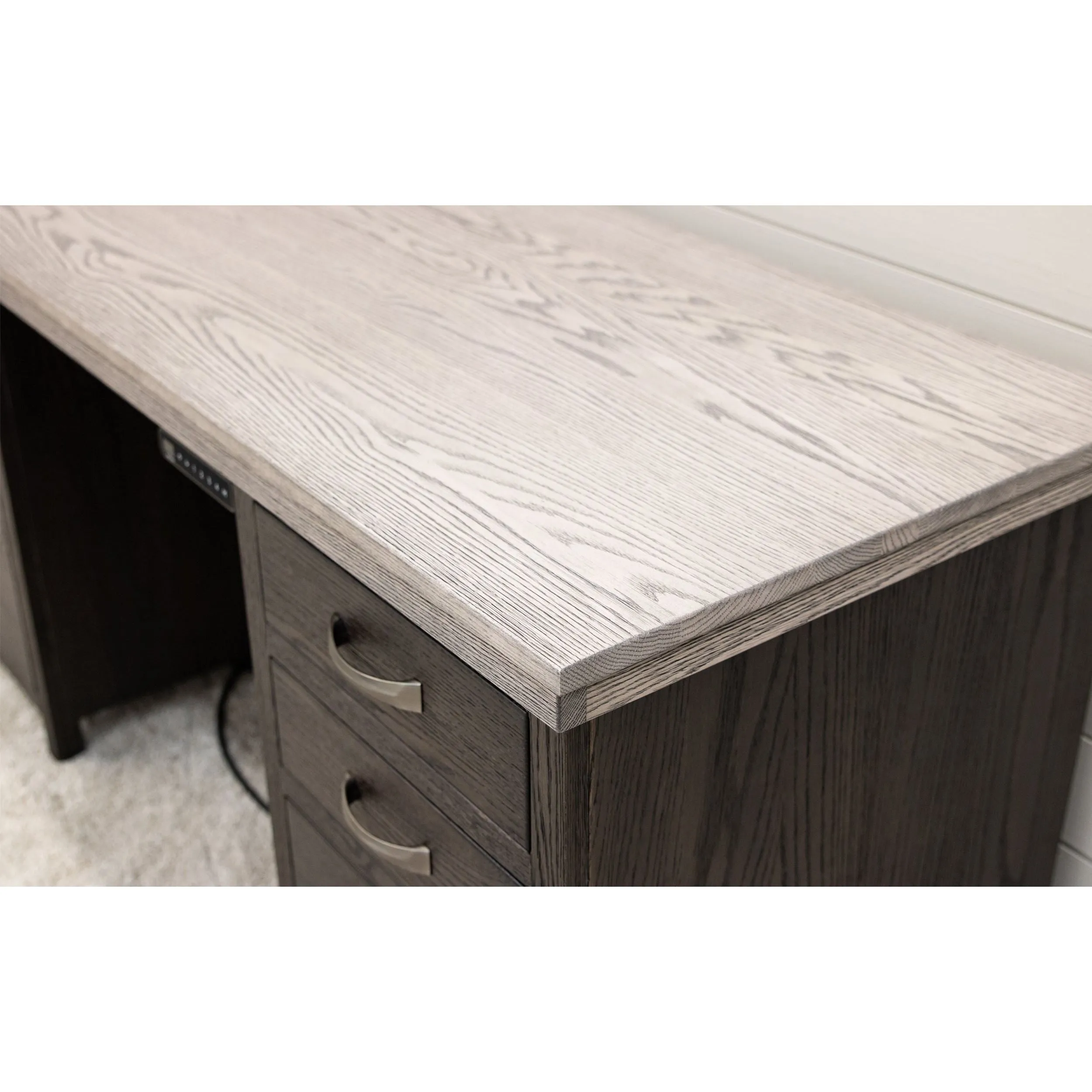 Weston Adjustable Standing Desk with Drawers